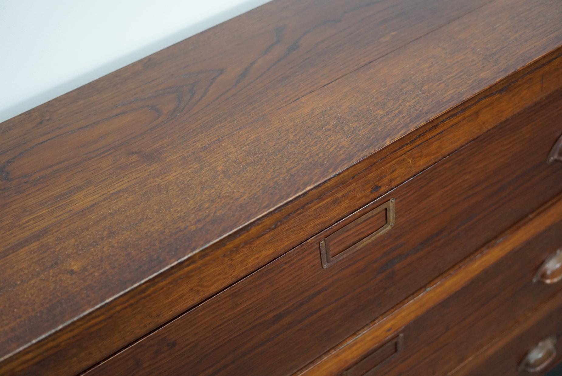 French Oak Apothecary Cabinet, 1930s 2