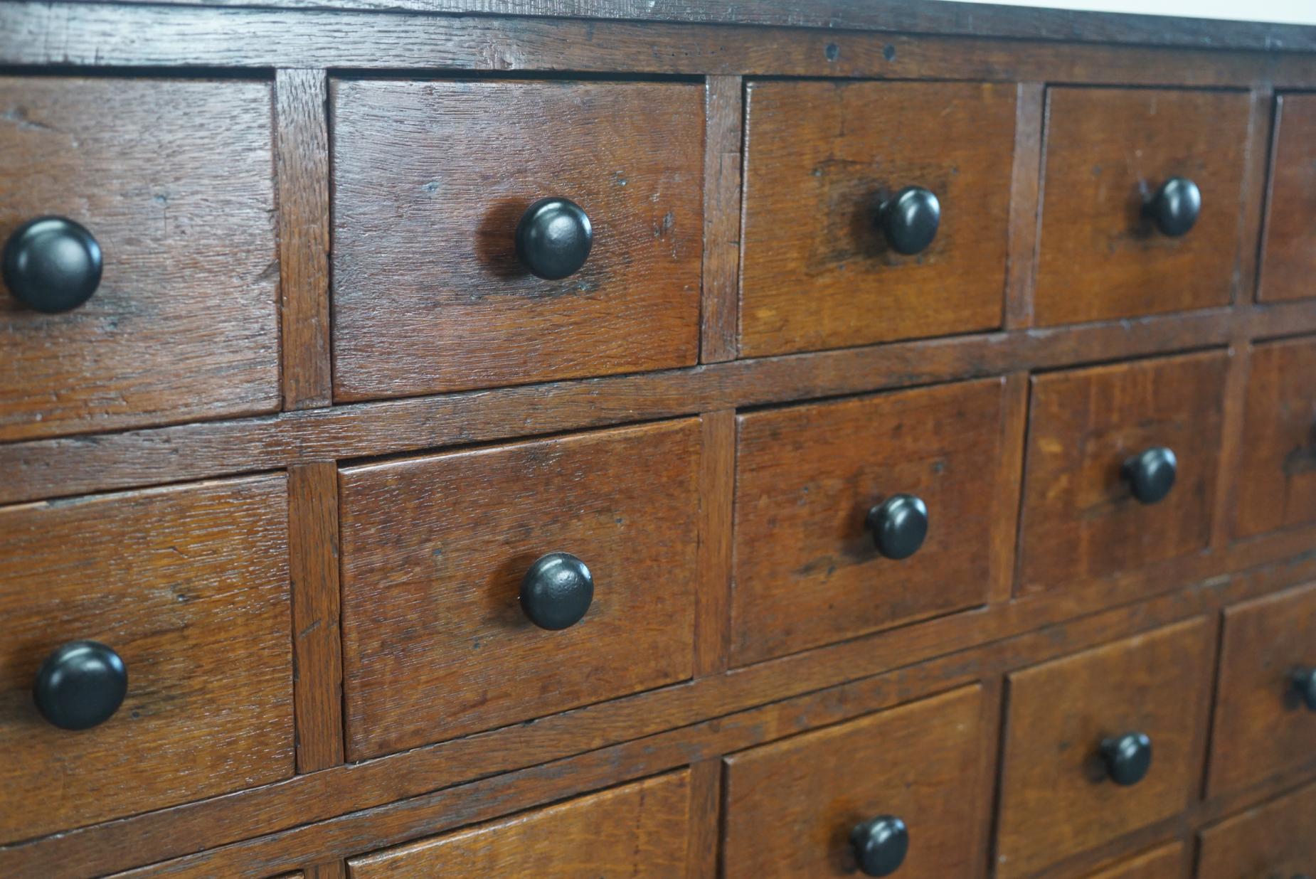 French Oak Apothecary Cabinet, 1930s 3