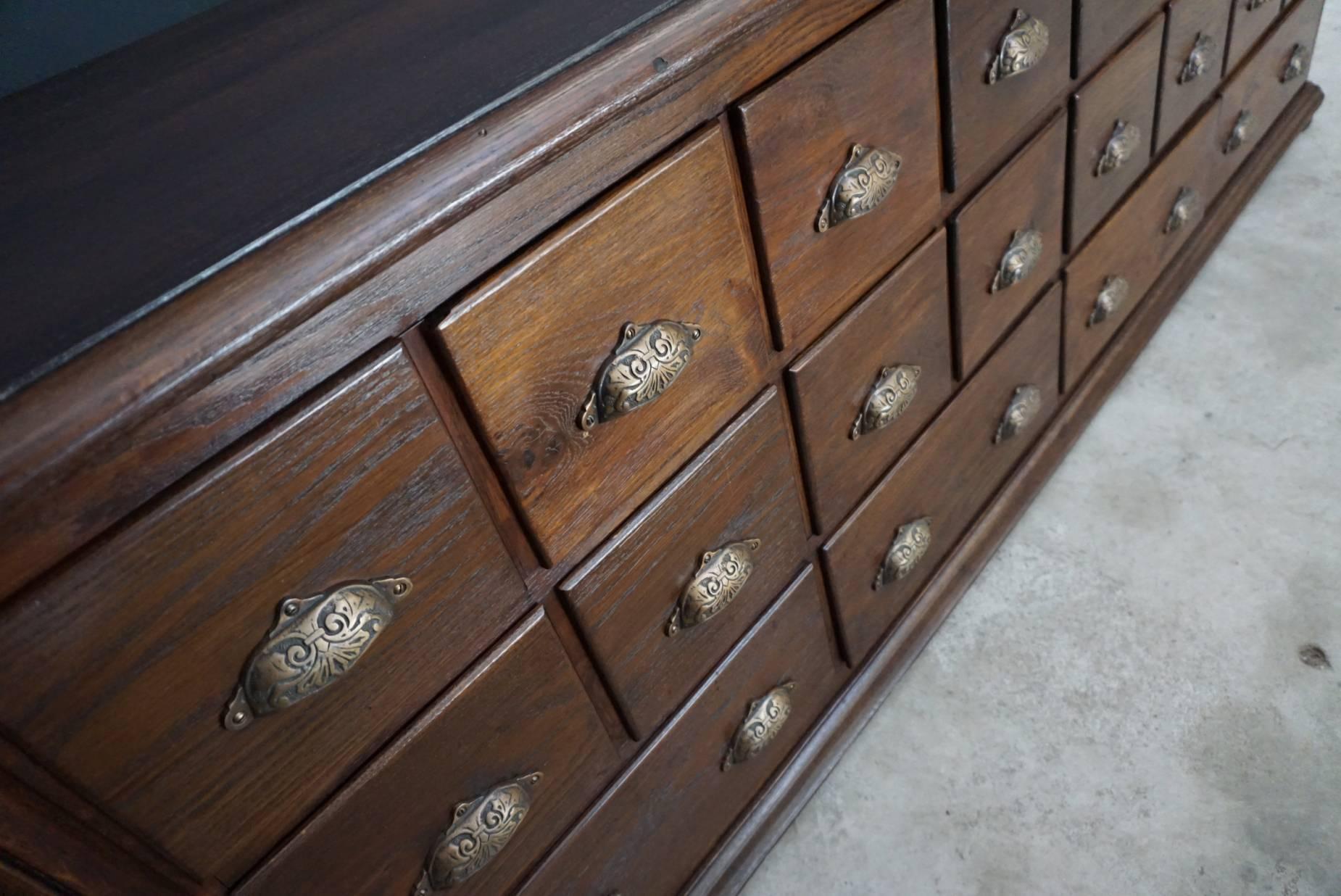 French Oak Apothecary Cabinet, 1930s 1