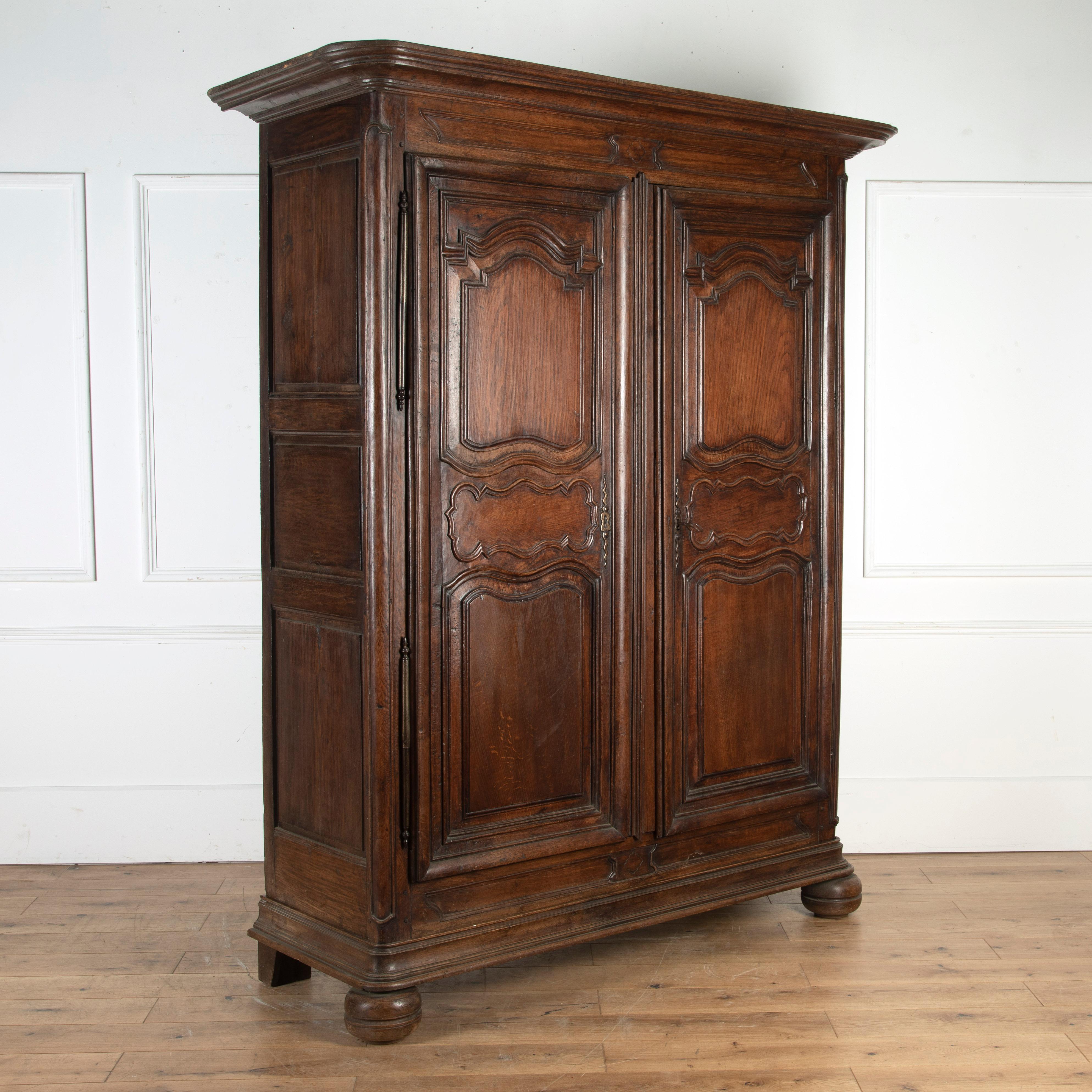 French Oak Armoire For Sale 1
