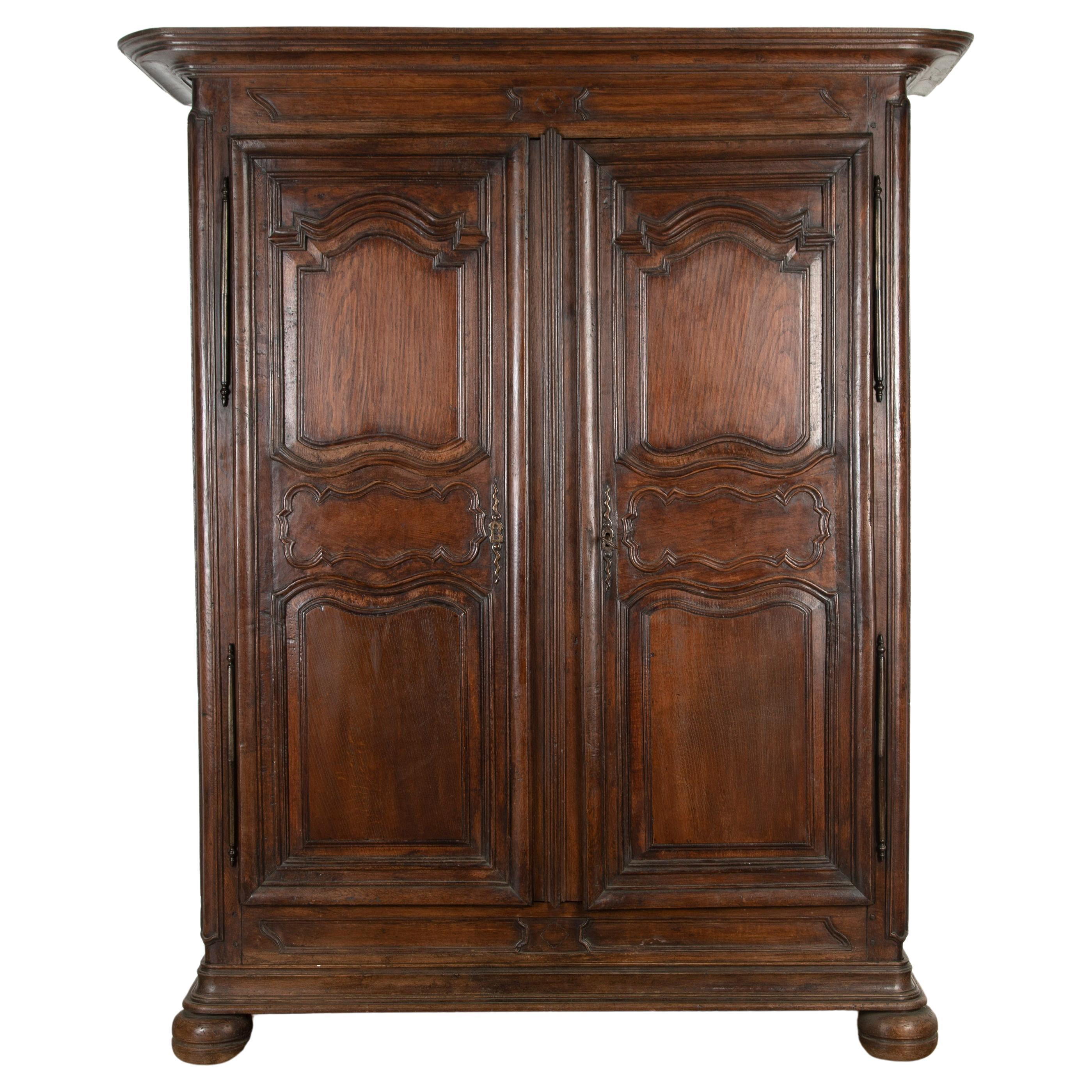 French Oak Armoire For Sale