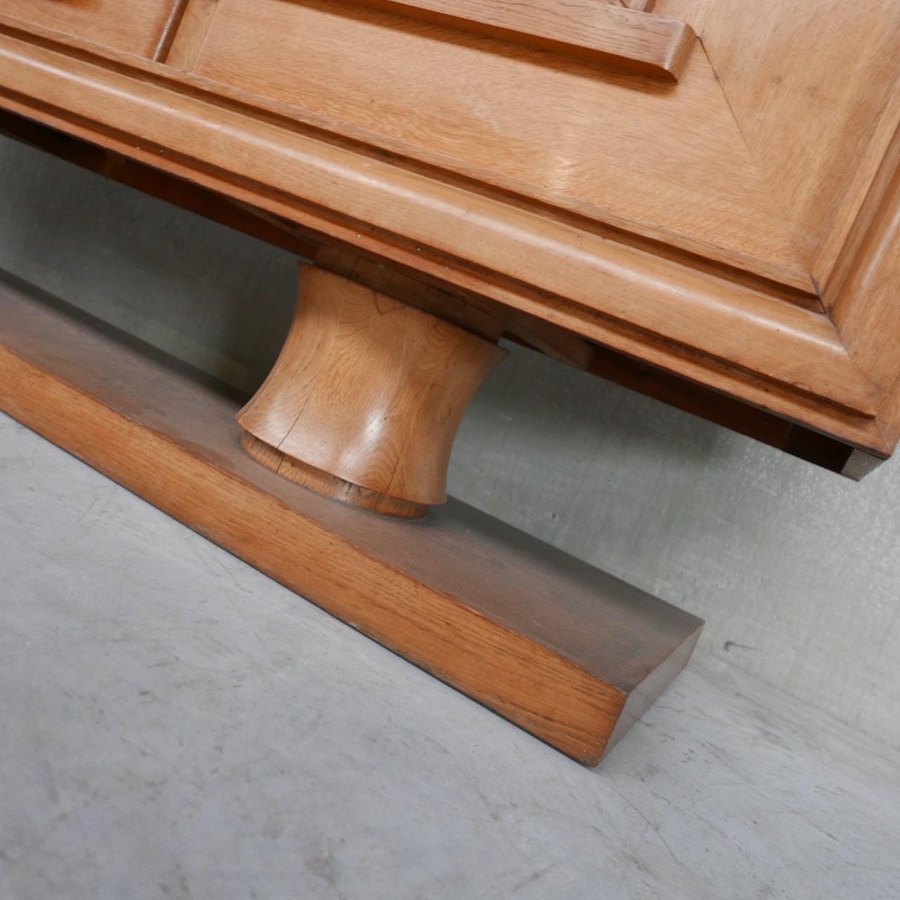 French Oak Art Deco Credenza/Sideboard in Manner of Dudouyt 5