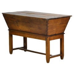 Antique French Oak Bakers Table, circa 1910