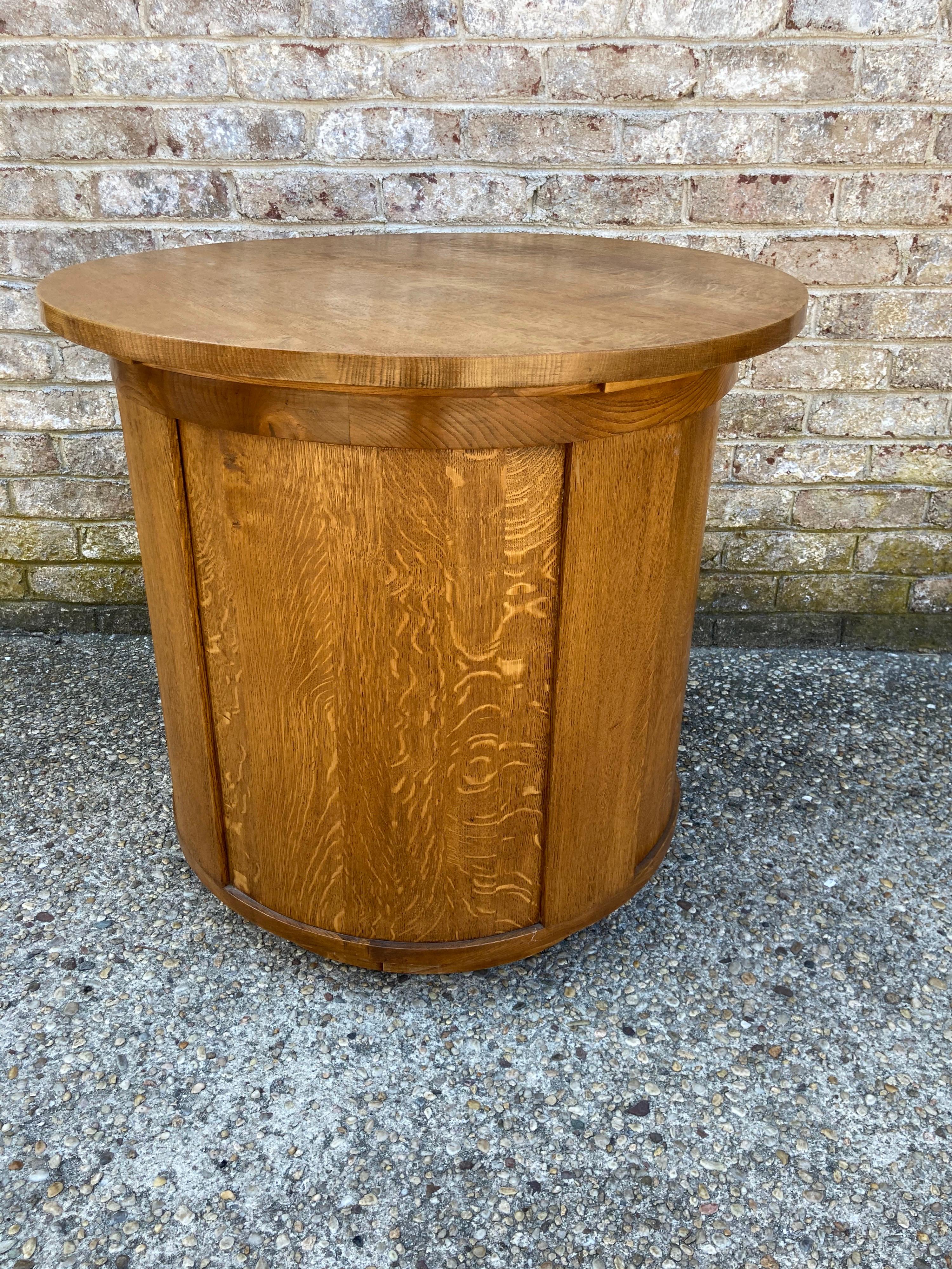 Mid-20th Century French Oak Bar For Sale