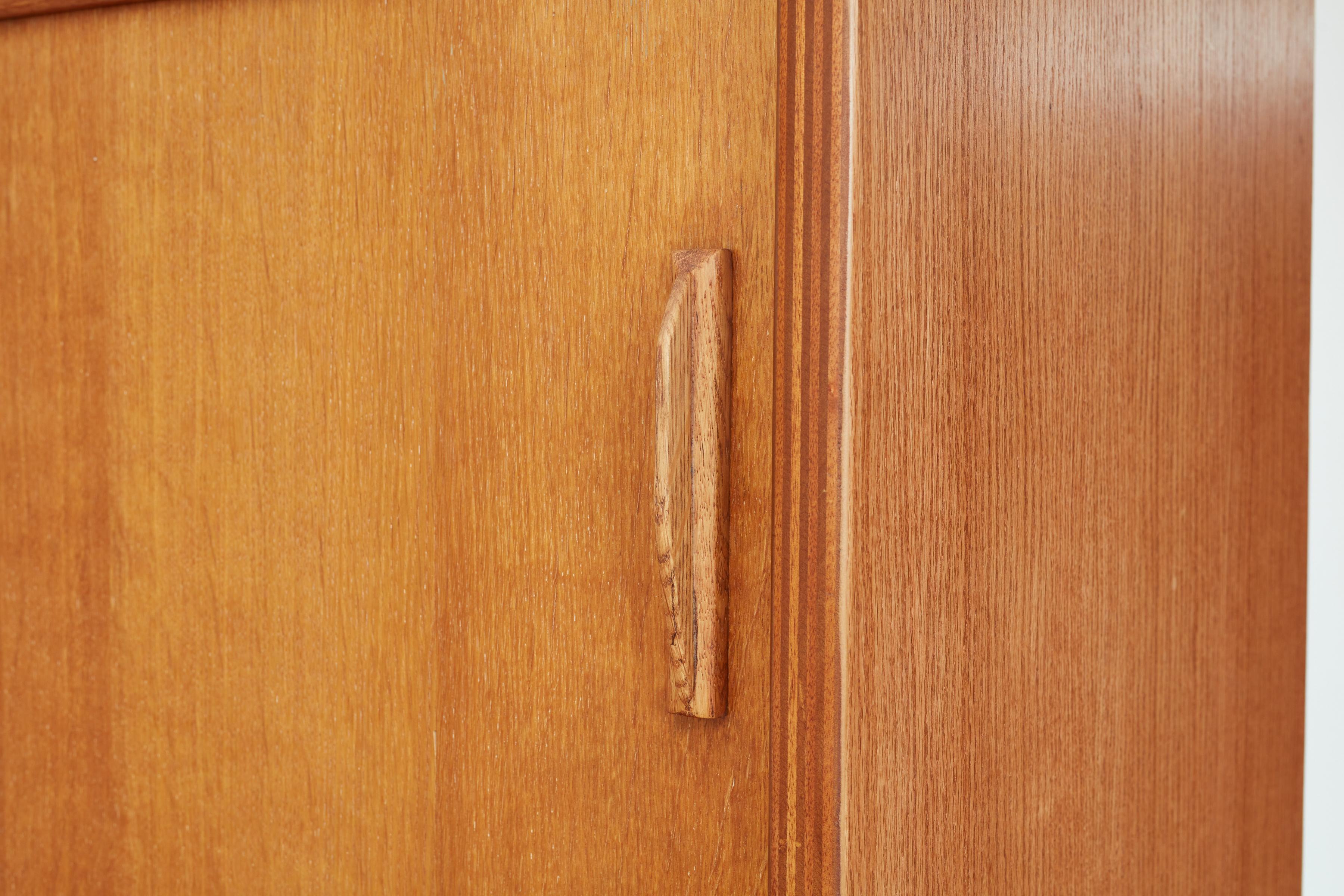 Libreria francese in Oak nello stile di Escande in vendita 3