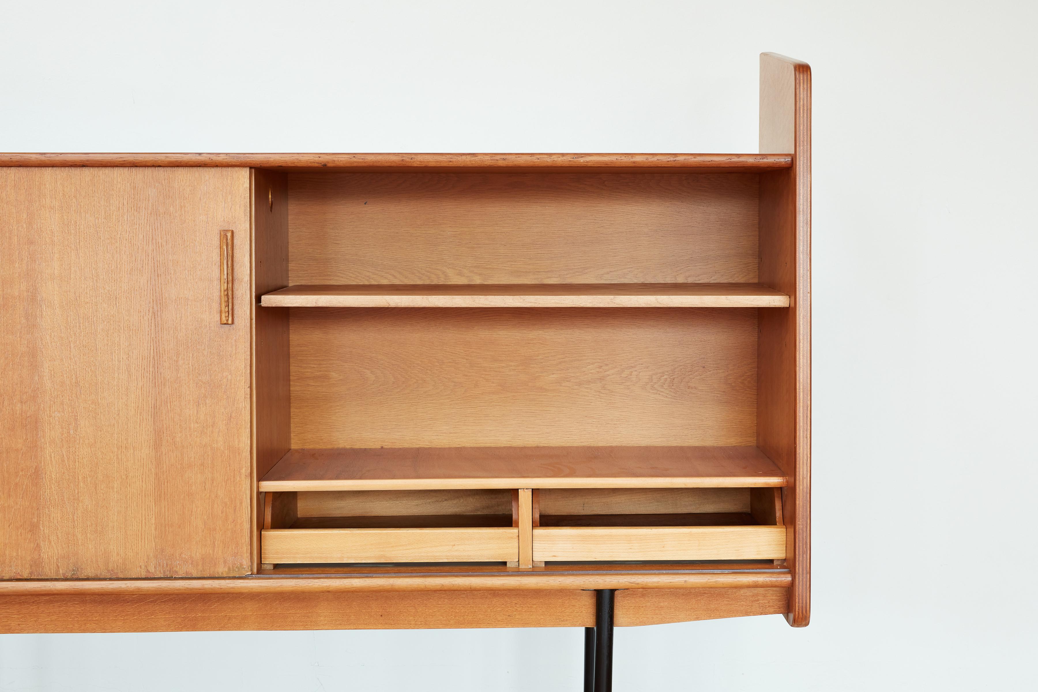 Libreria francese in Oak nello stile di Escande in vendita 5