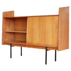 Retro French Oak Bookcase in Style of Escande