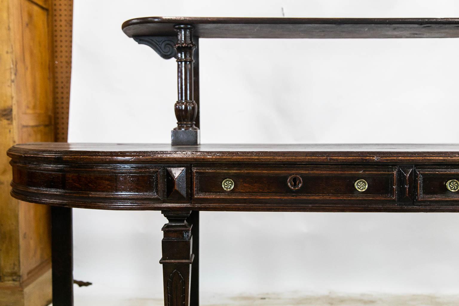 Early 19th Century French Oak Buffet Server For Sale