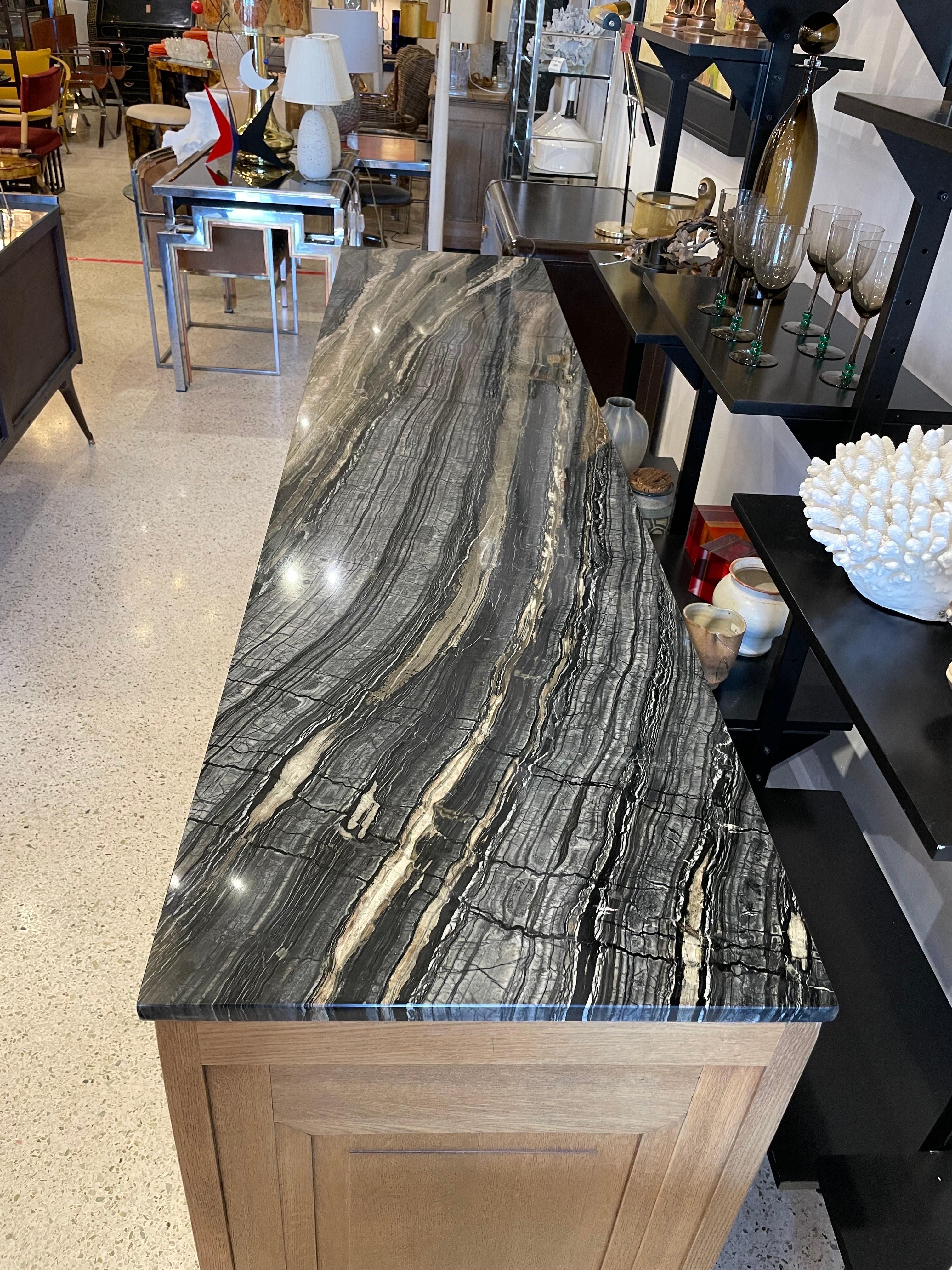marble buffet table