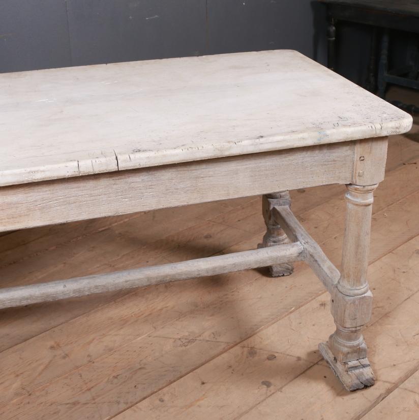 Bleached French Oak Butchers/Serving Table