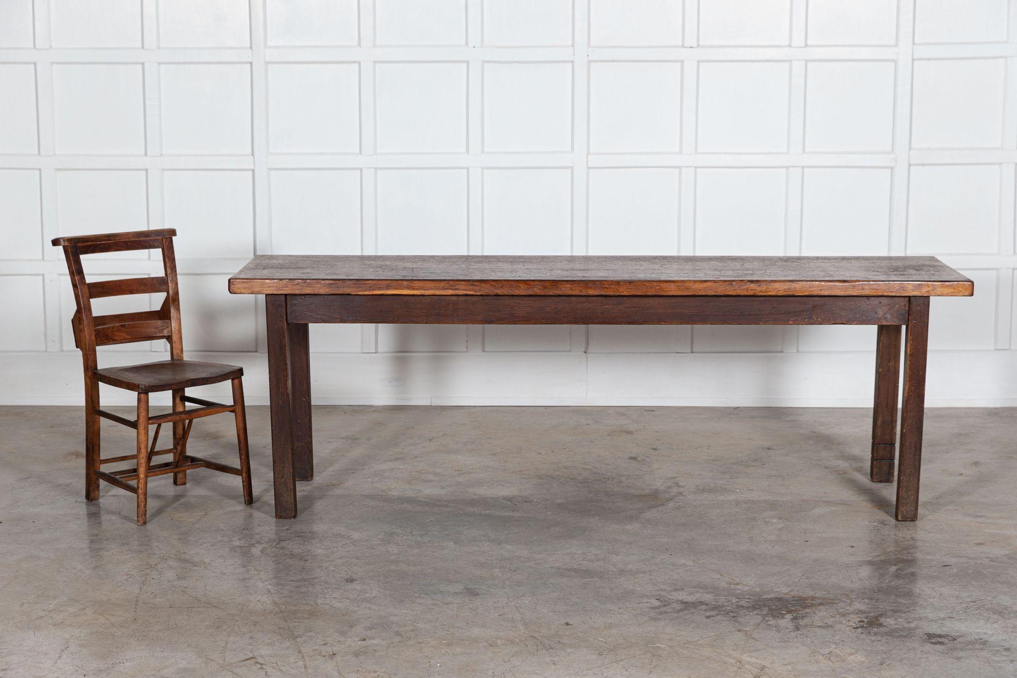20th Century French Oak Cafe Table