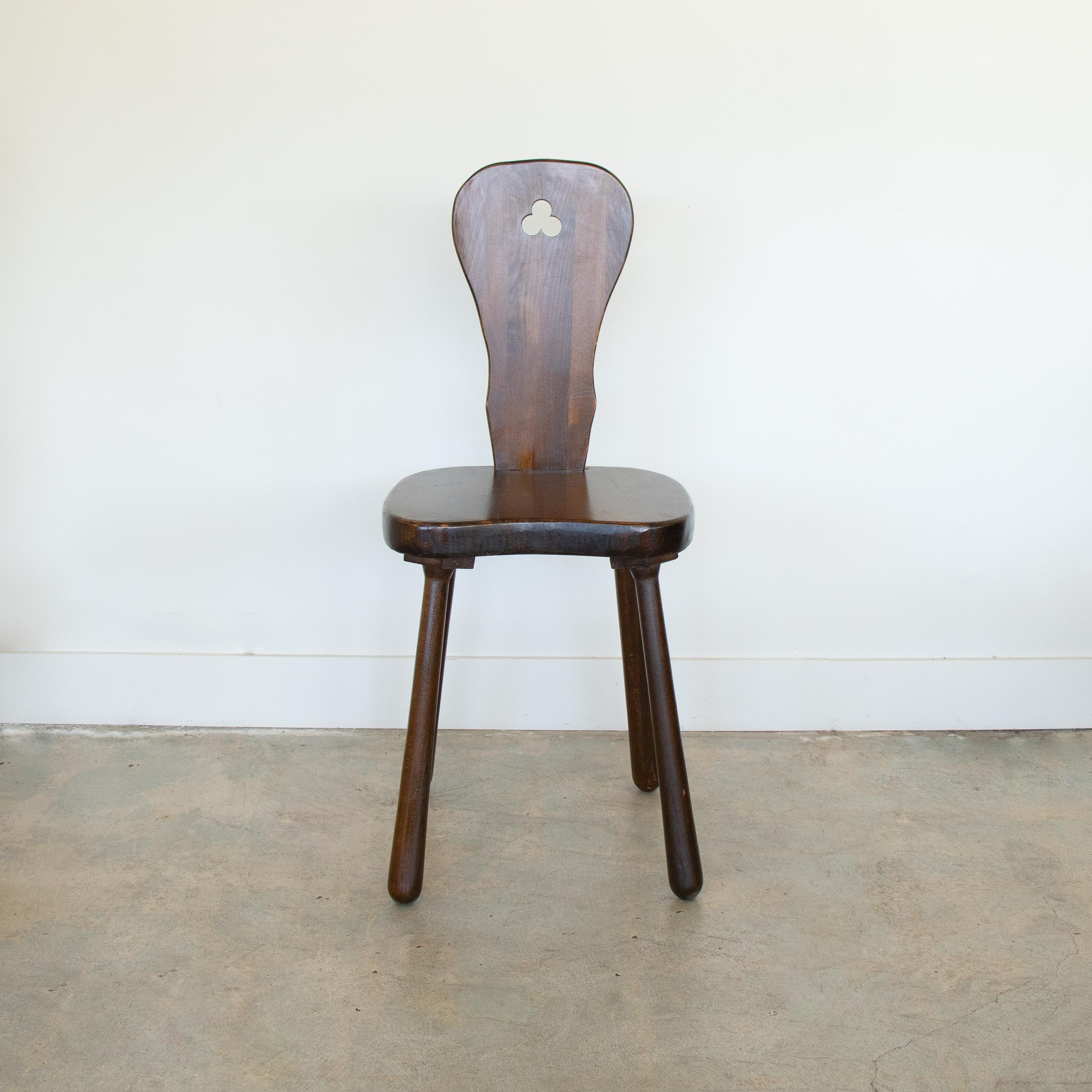 French Oak Carved Chair In Good Condition In Los Angeles, CA