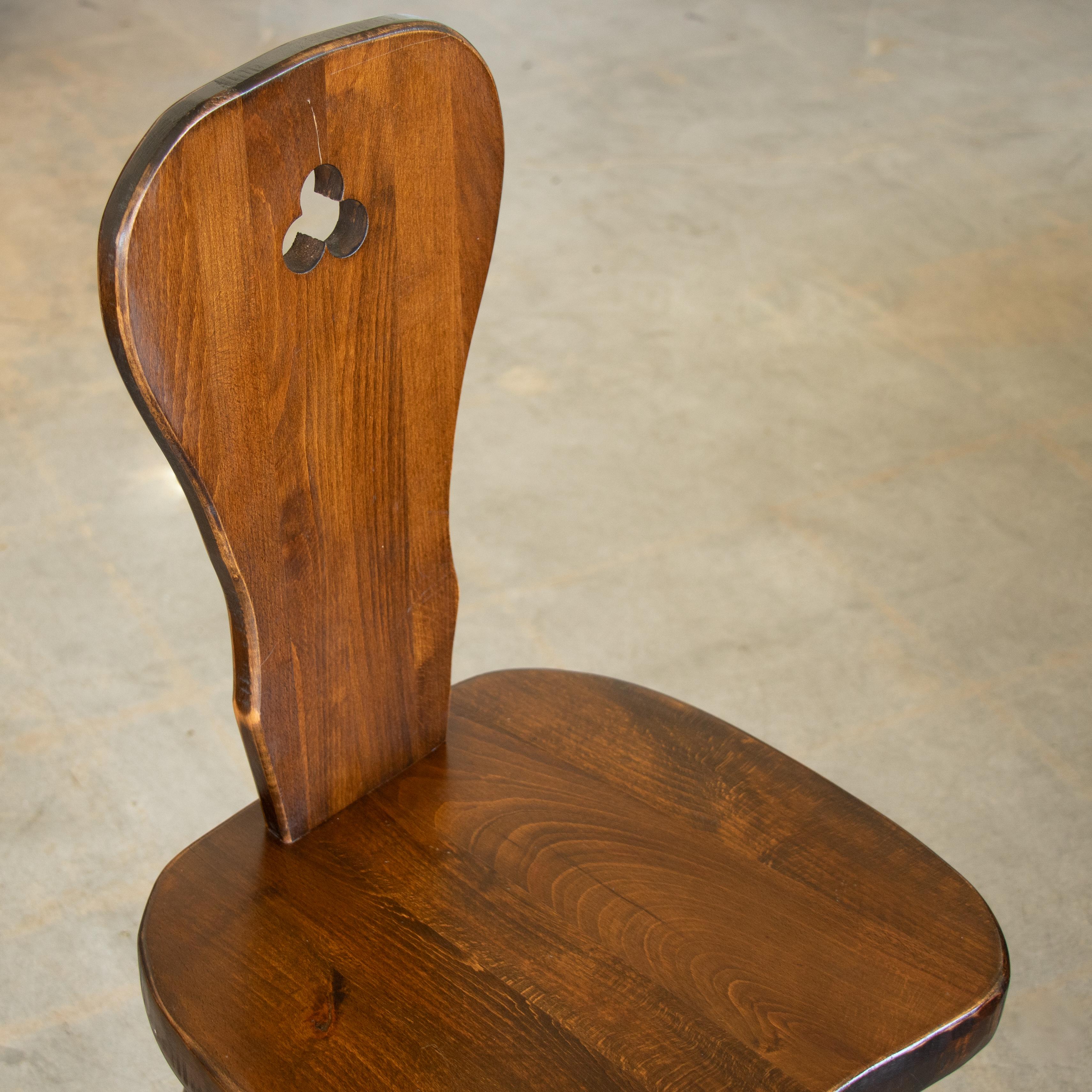 French Oak Carved Chair 1