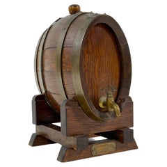 French Oak Cask on Stand for a. Giurlani + Bros.