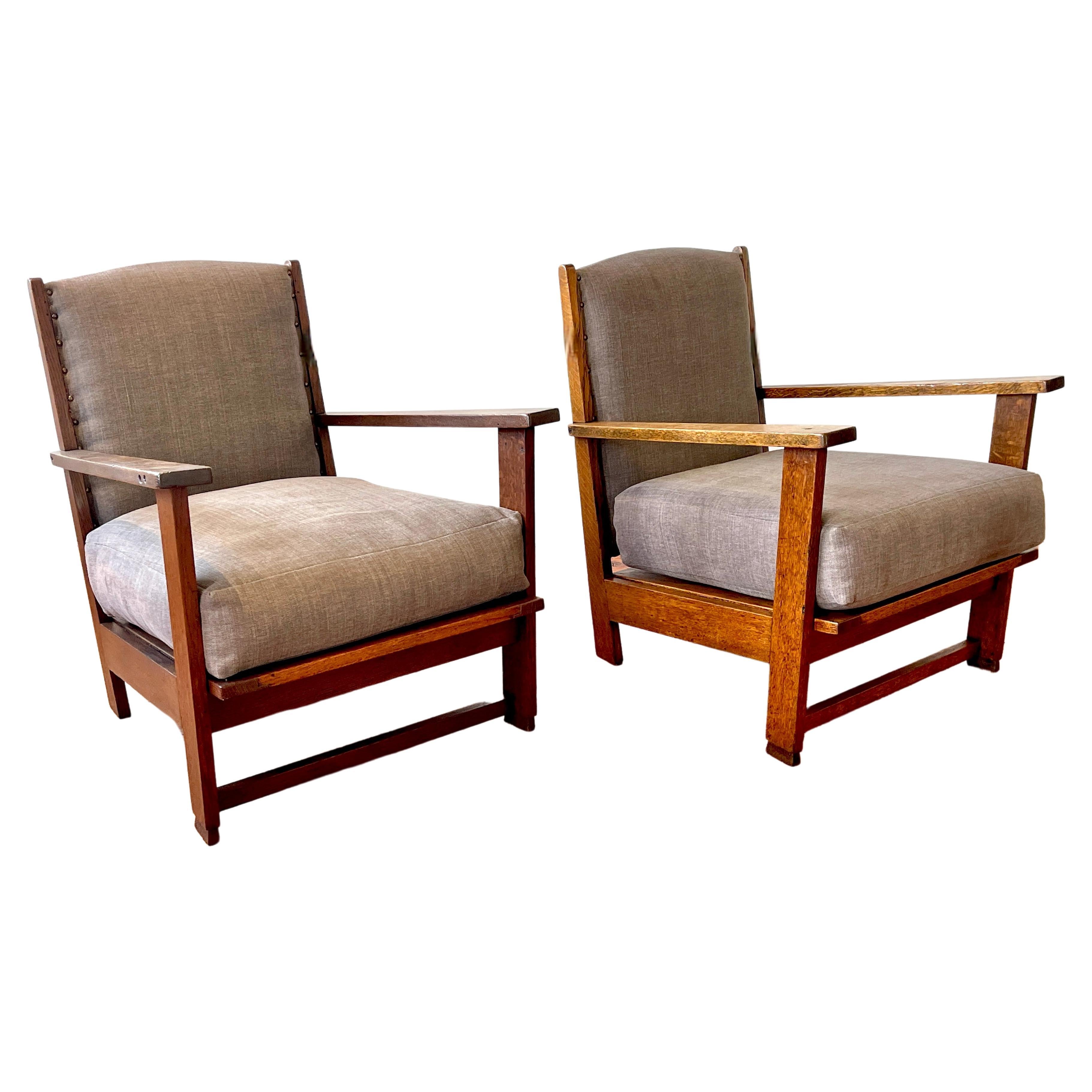 French Oak Chairs