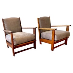 French Oak Chairs