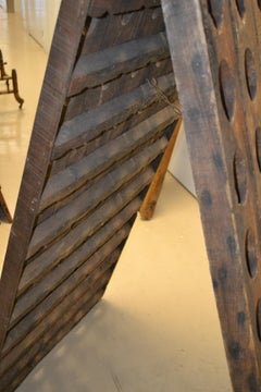 French Oak Champagne Rack, Holds 120 Bottles