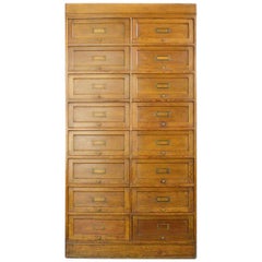 French Oak Clapet Cabinet, circa 1910