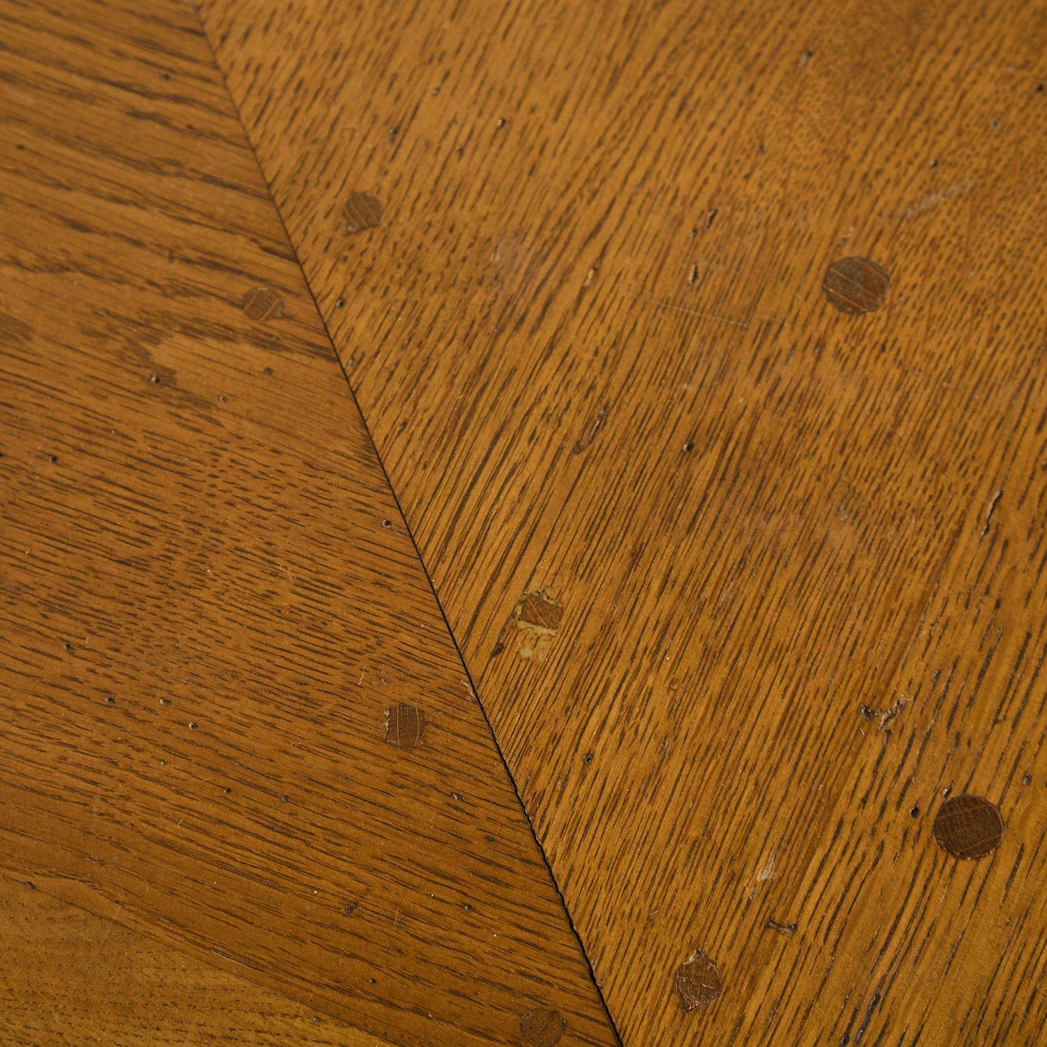 Late 20th Century French Oak Coffee Table