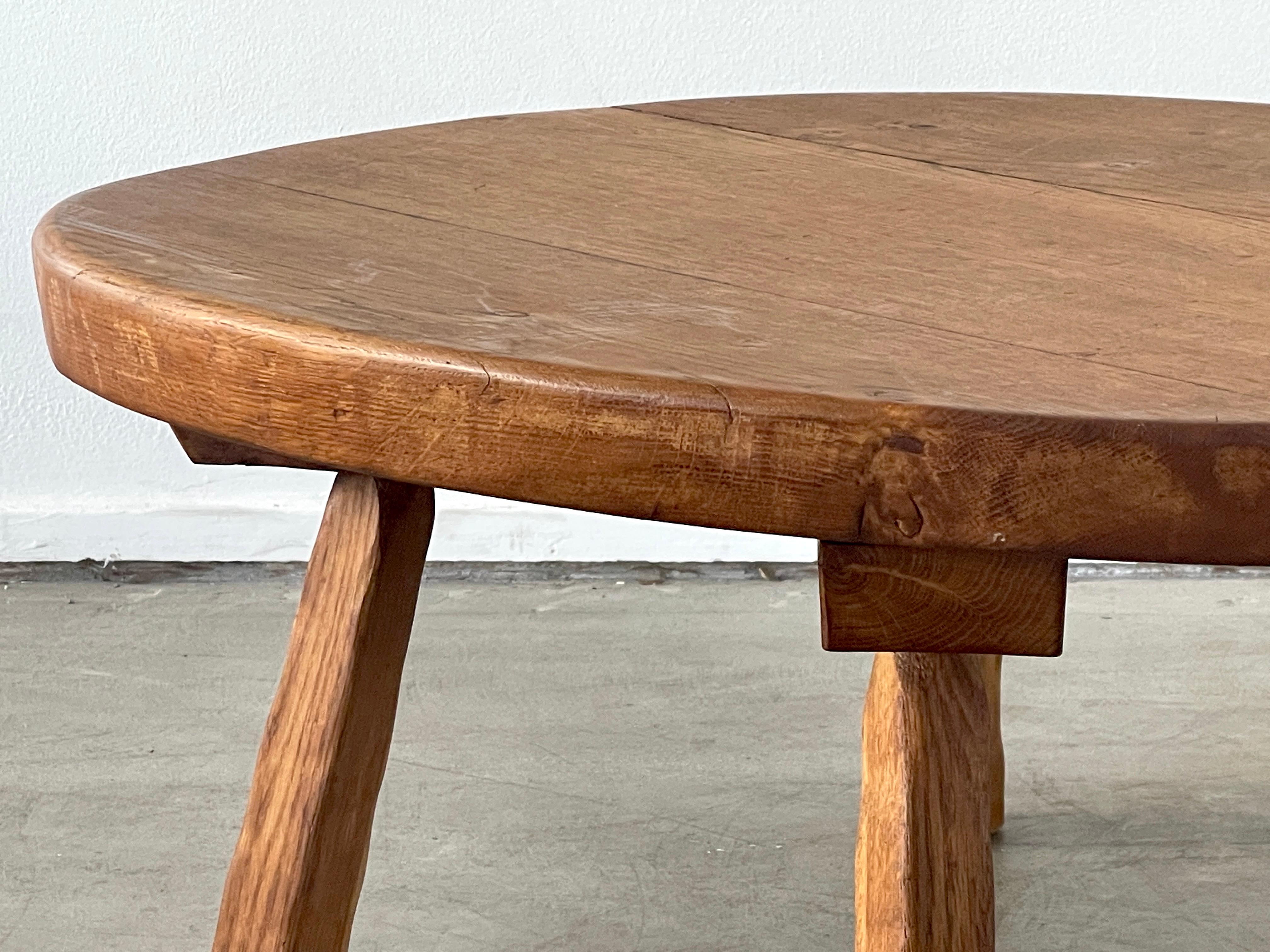 Mid-20th Century French Oak Coffee Table