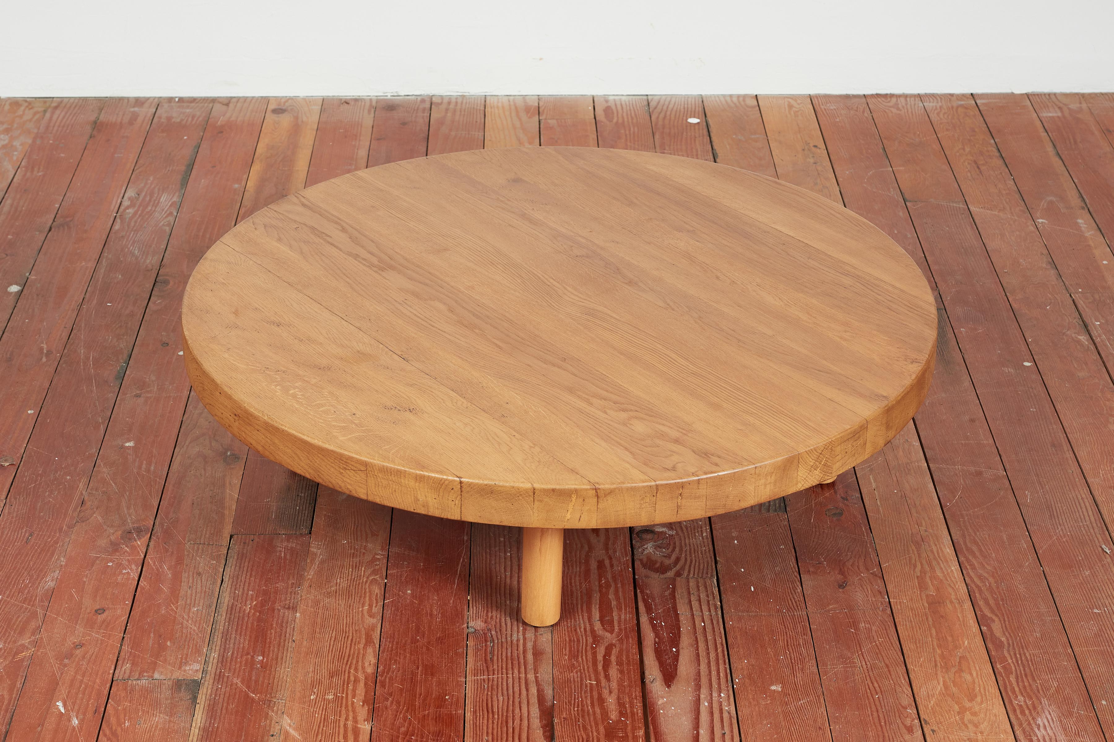 Mid-20th Century French Oak Coffee Table For Sale