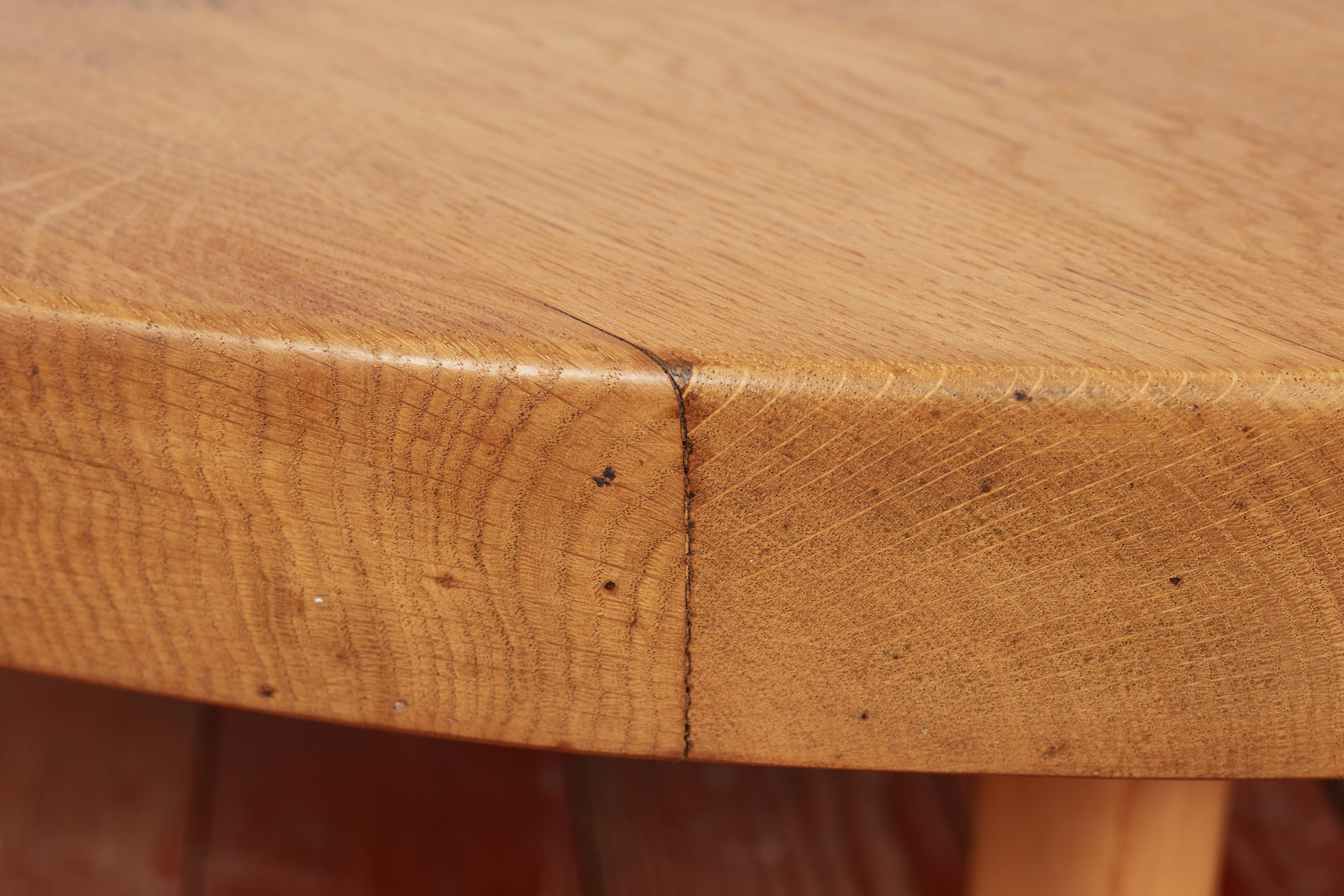 Table basse en Oak Oak français en vente 1