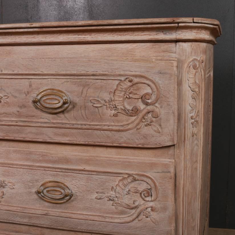 Bleached French Oak Commode