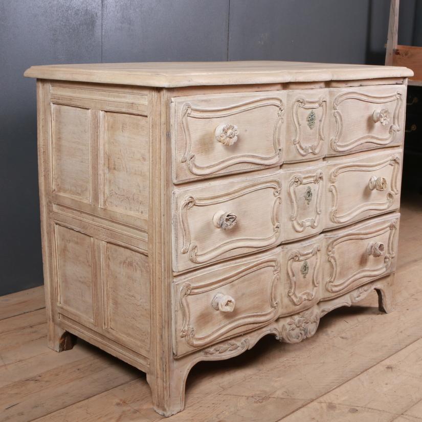 Bleached French Oak Commode