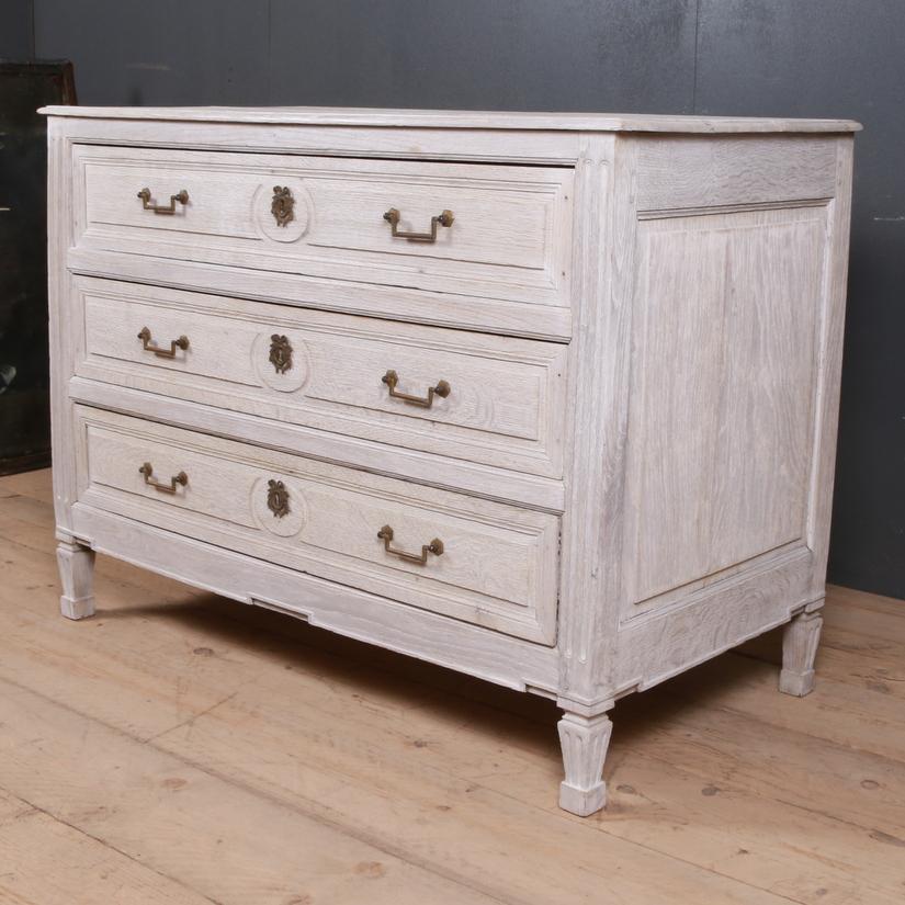 Bleached French Oak Commode