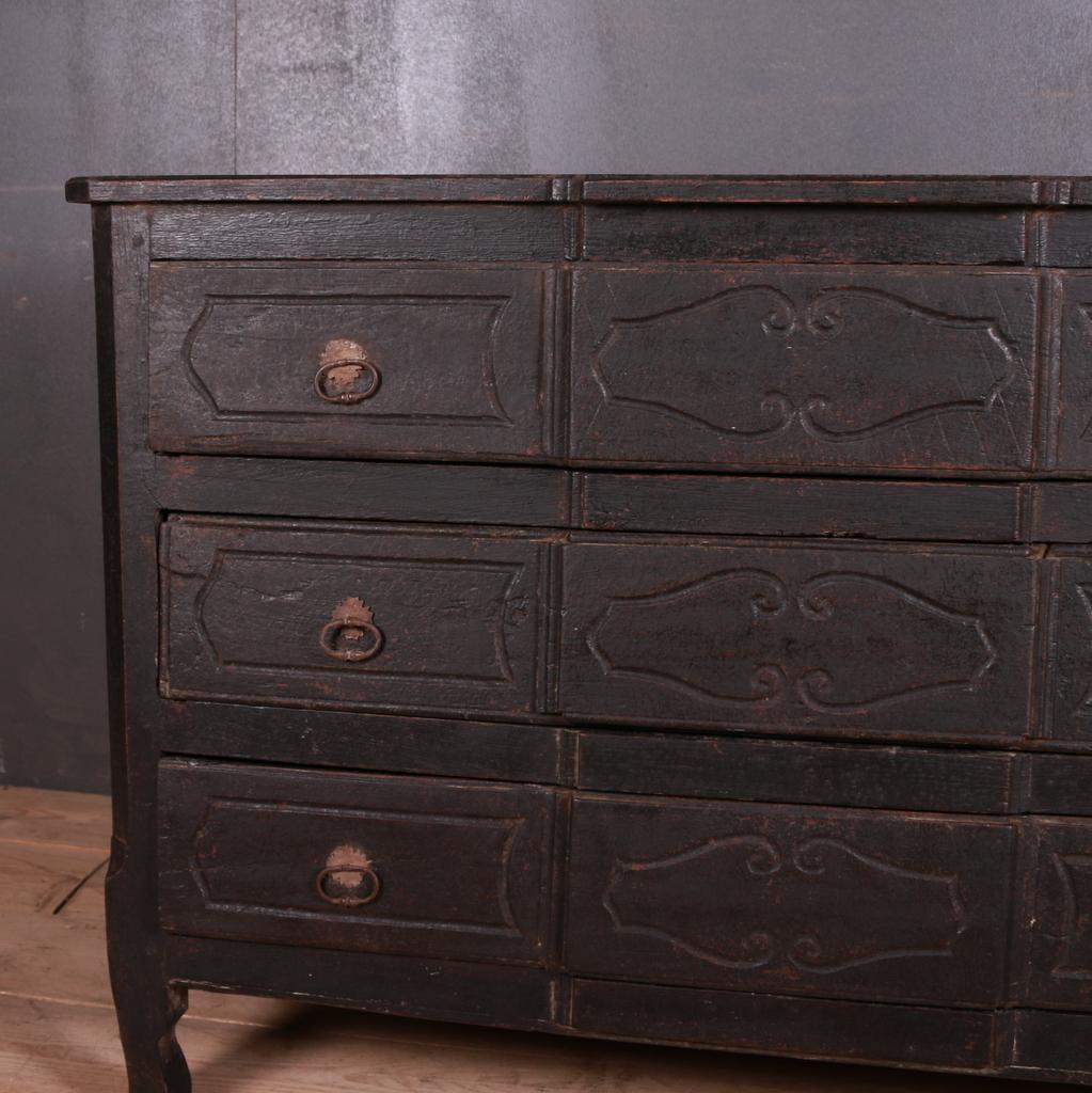 Painted French Oak Commode