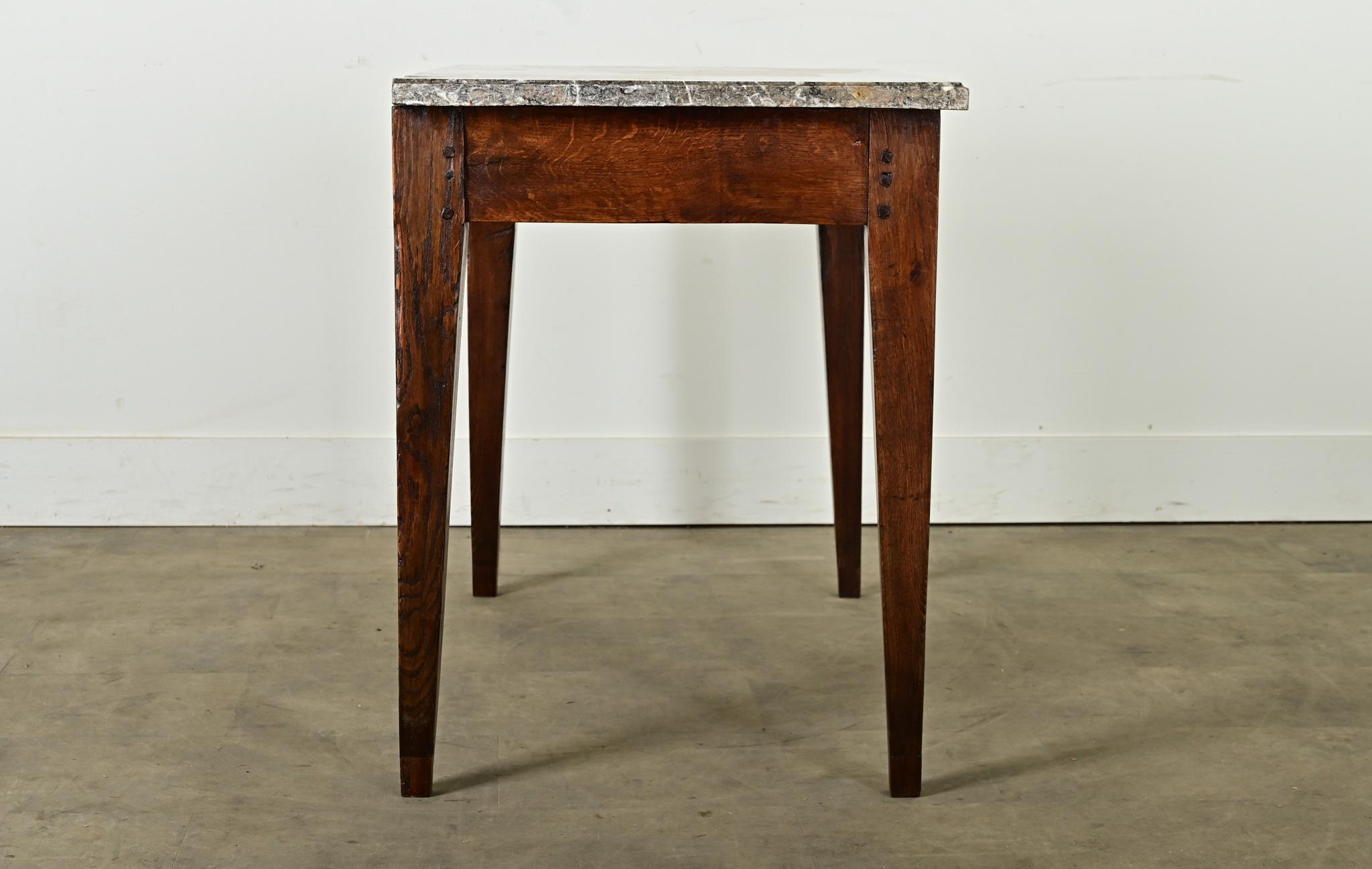 French Oak Console or Patisserie Table For Sale 4