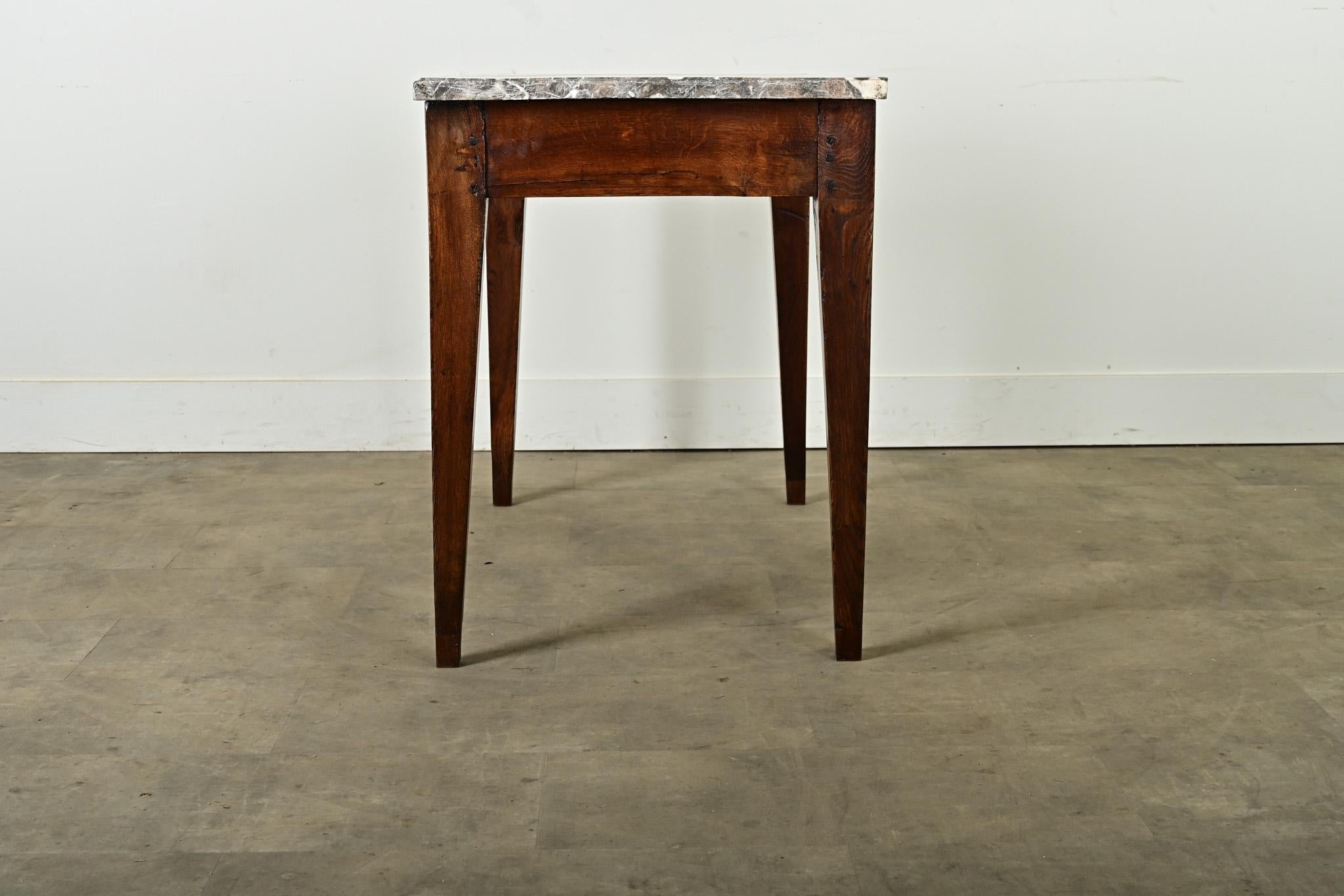 French Oak Console or Patisserie Table For Sale 5