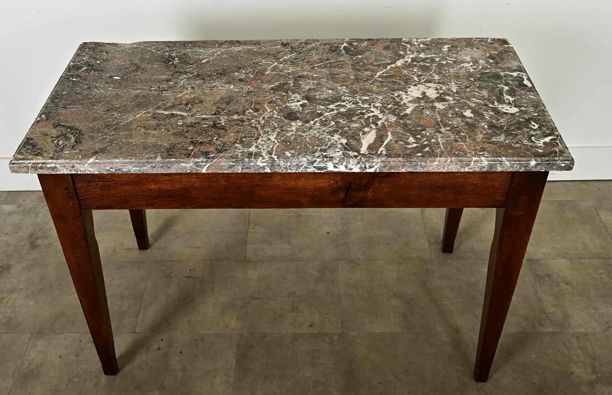 French Oak Console or Patisserie Table In Good Condition For Sale In Baton Rouge, LA