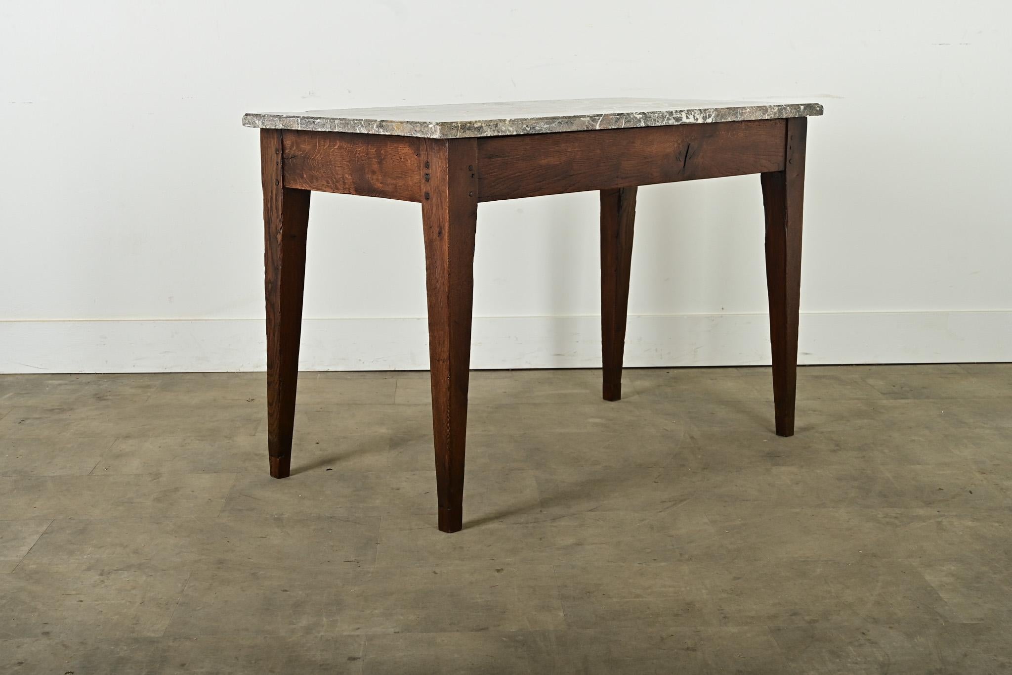 French Oak Console or Patisserie Table For Sale 2