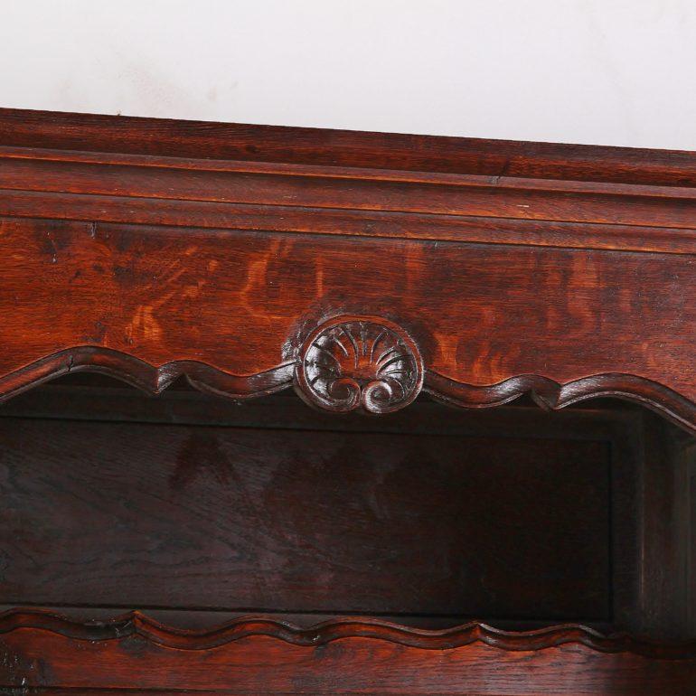Hand-Carved French Oak Country Cabinet ‘Deux Corps’