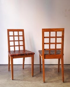 French Oak Dining Chairs