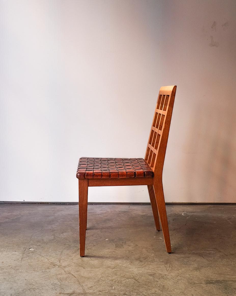 French Oak Dining Chairs In Fair Condition For Sale In New York, US