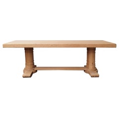 French Oak Dining Table, circa 1940