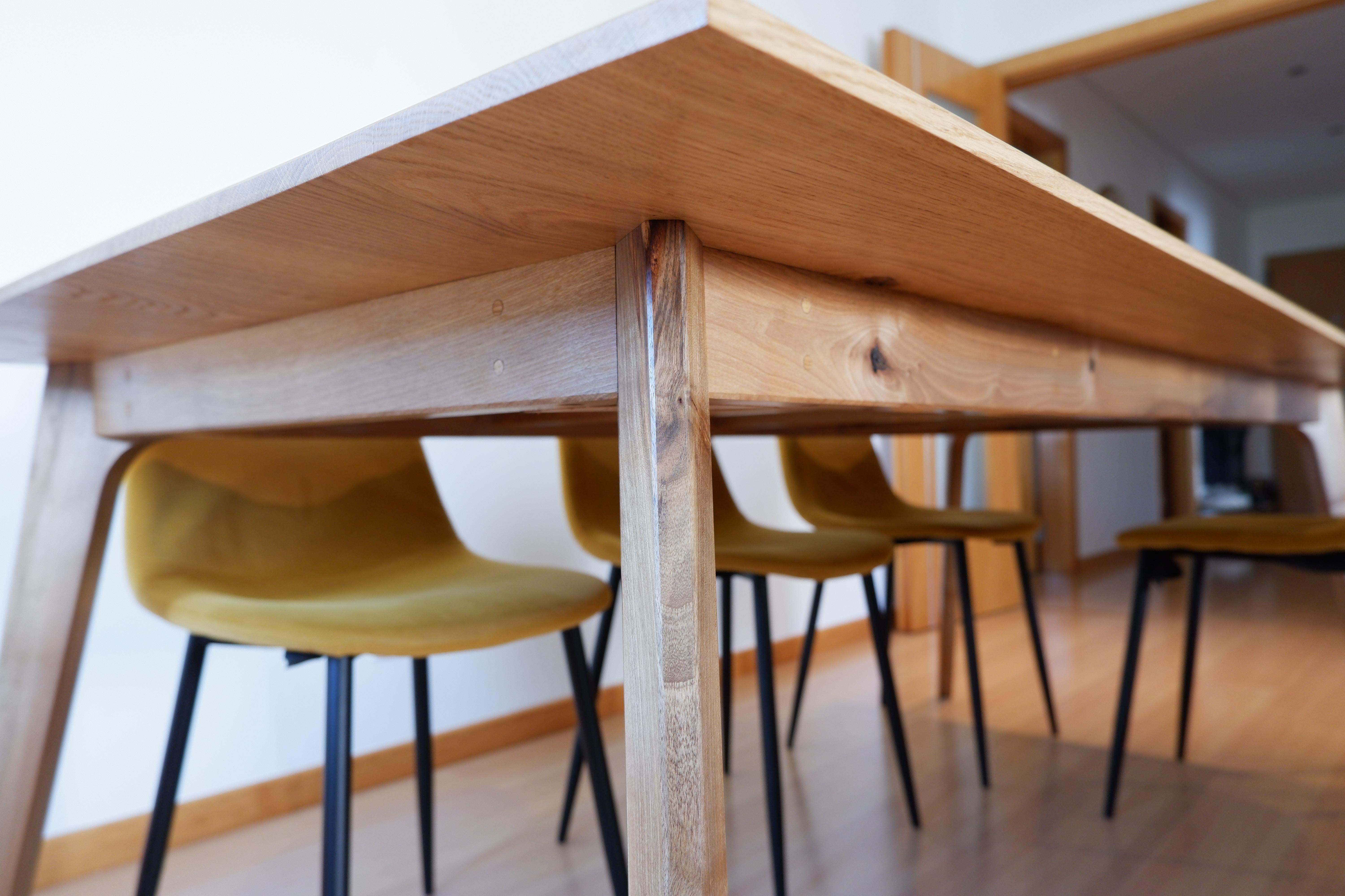 Table de salle à manger en Oak français en vente 1