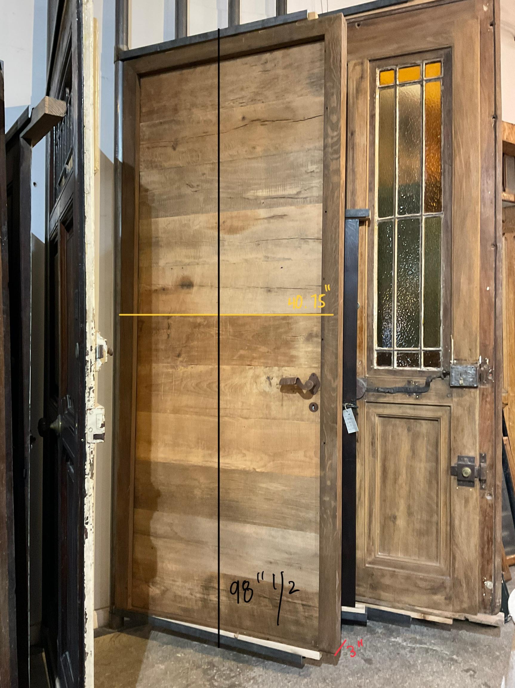 French Oak Door In Good Condition For Sale In Dallas, TX