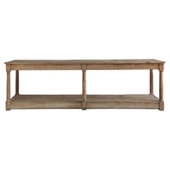 French Oak Draper's Table, 19th Century