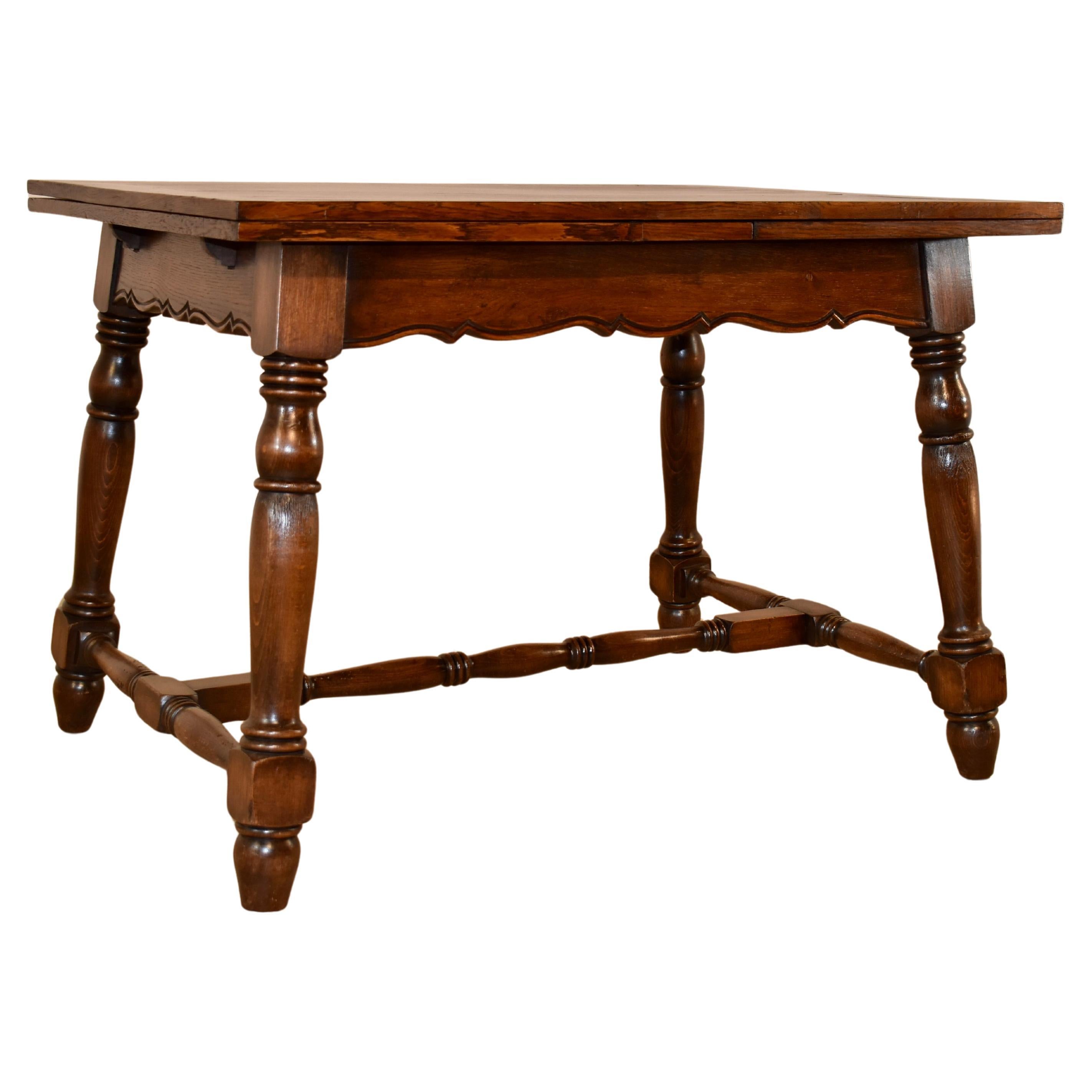 Table à tiroirs en Oak Oak, Circa 1900