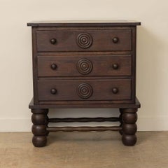 Charles Dudouyt 1940s French Oak Dresser