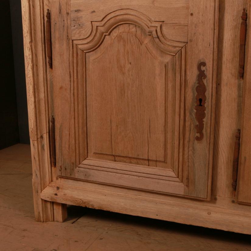 18th Century and Earlier French Oak Enfilade / Sideboard