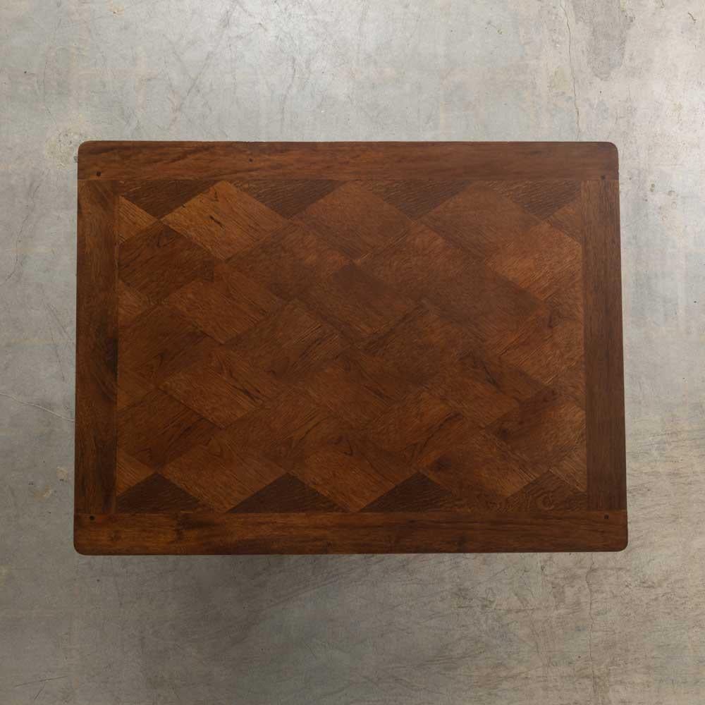 Tavolo da pranzo allungabile in Oak francese di Charles Dudouyt in vendita 14