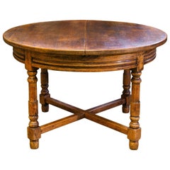 French, Oak Extension Table