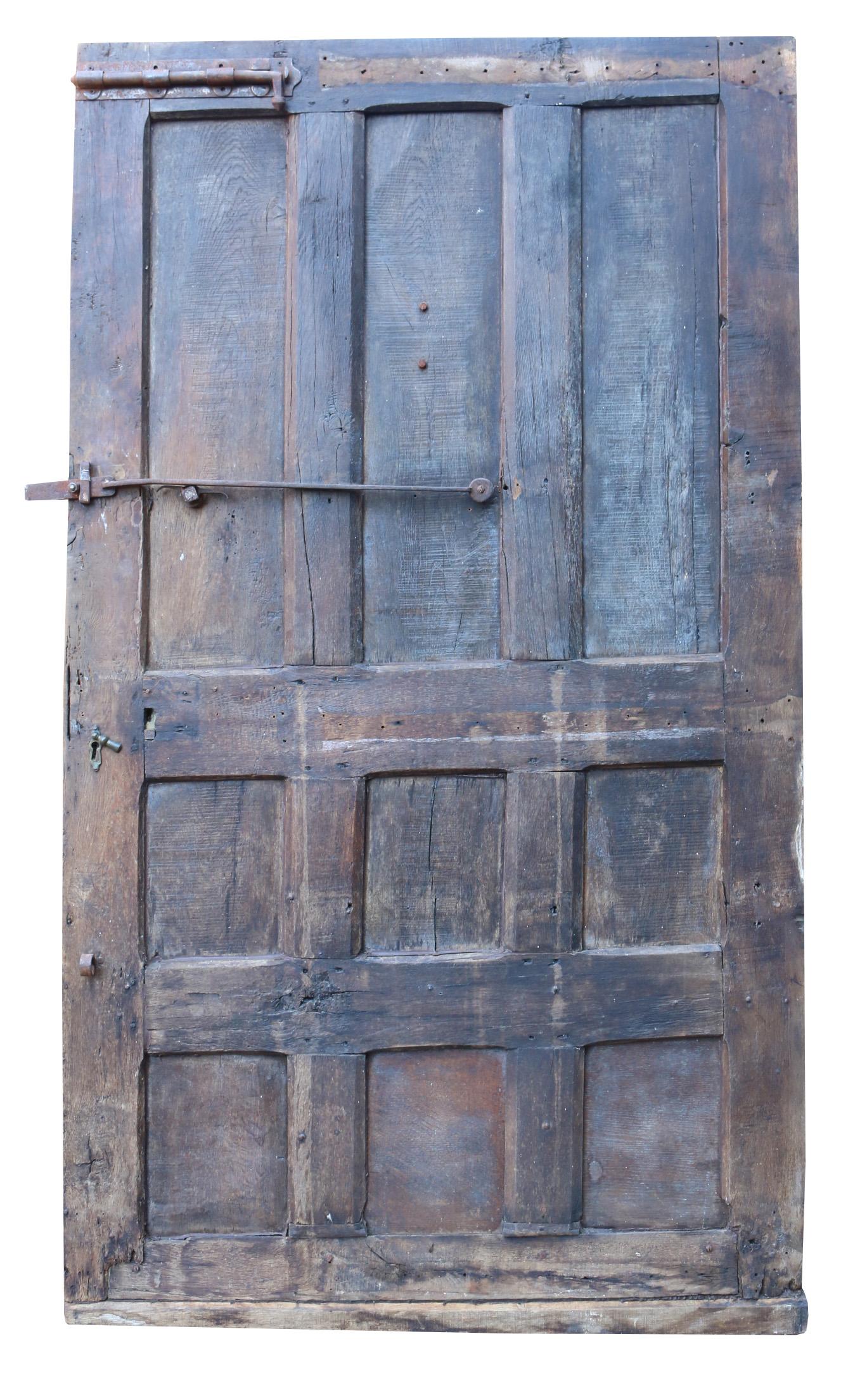 French Oak Exterior Door For Sale 1