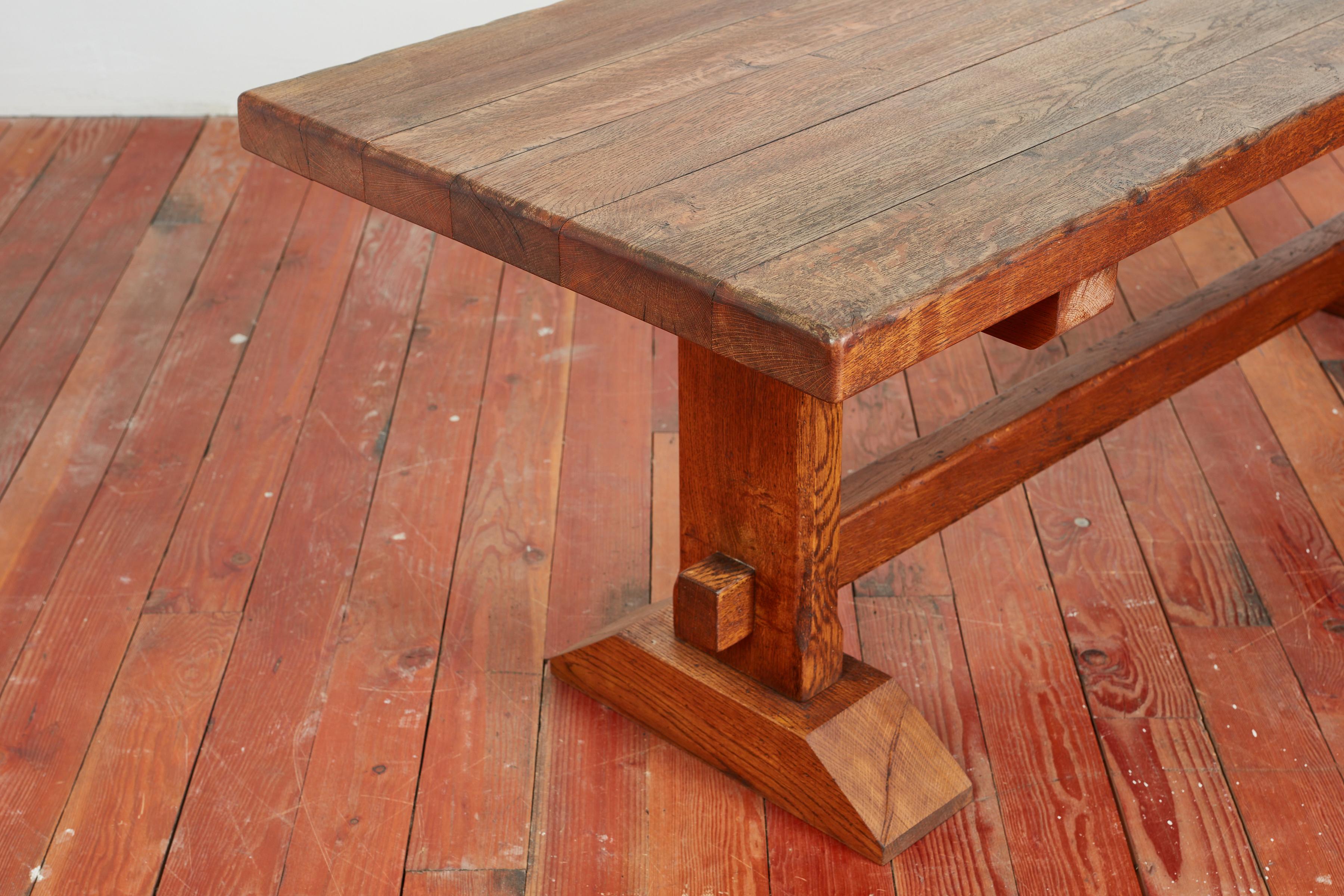 French Oak Farm Table For Sale 5