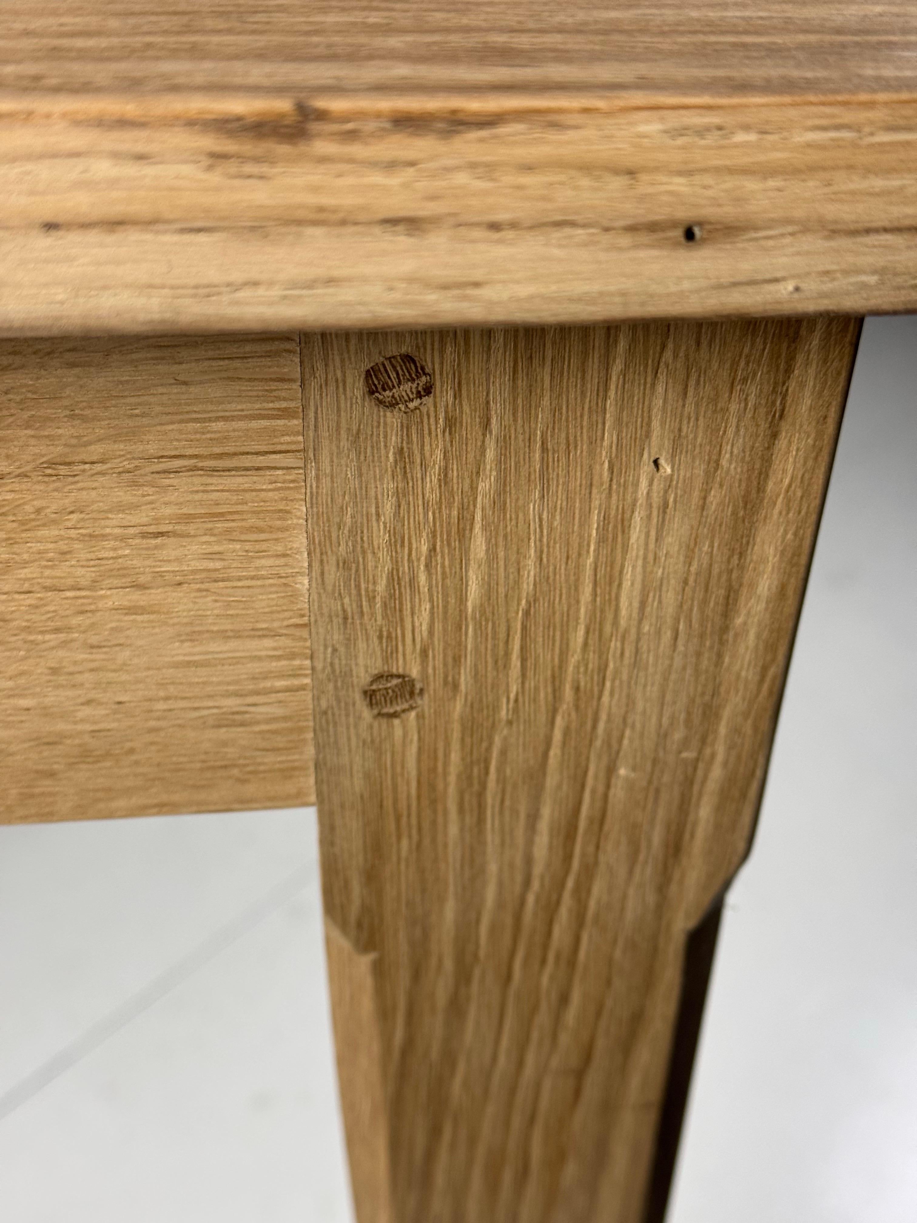 Table à manger de ferme en chêne français 270 cm en vente 5