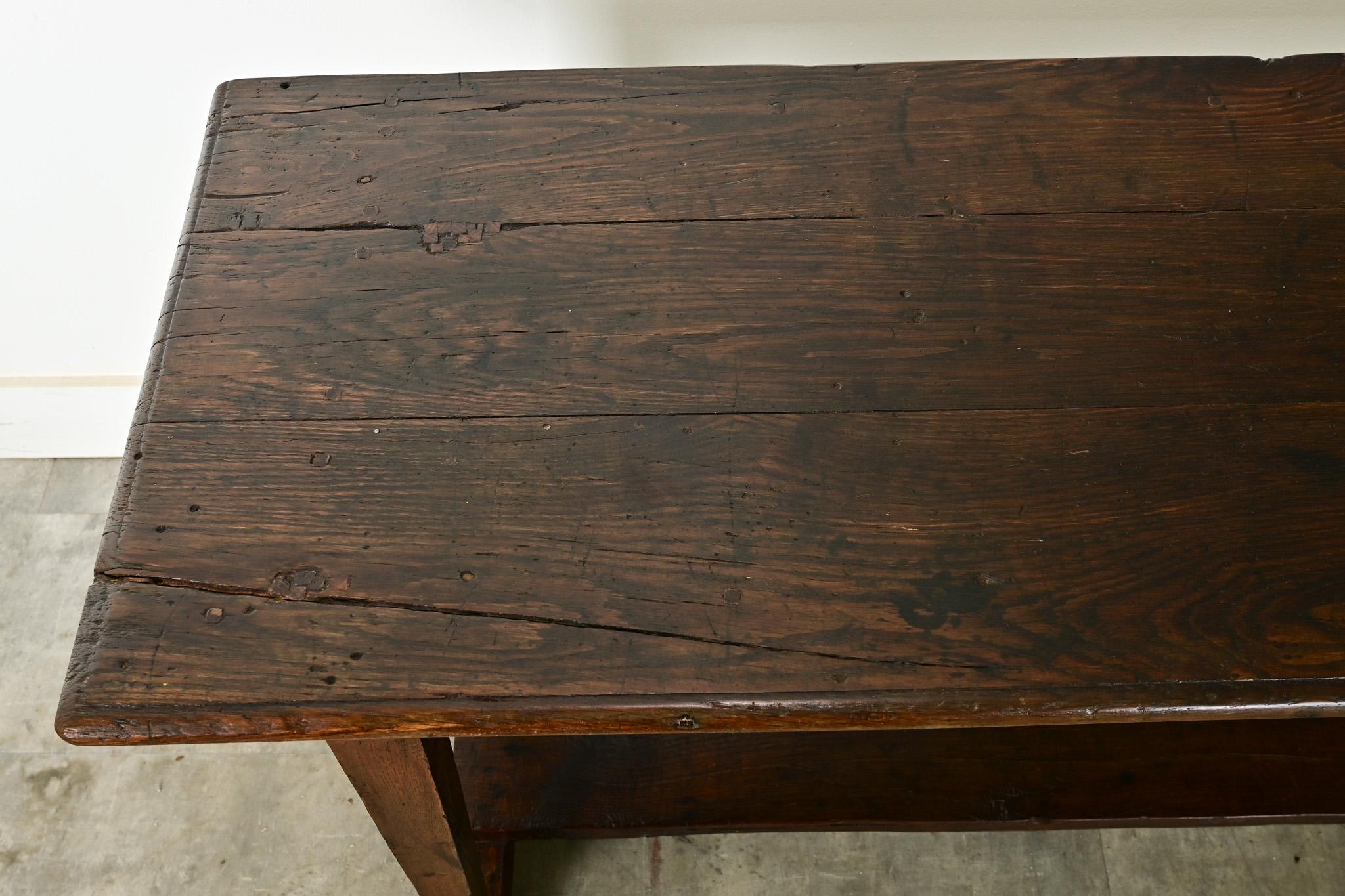 French Oak Farmhouse Server 5